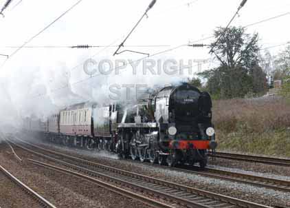Purchase photo of 34046 BRAUNTON at Welham Green